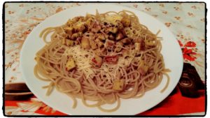 špagety, pasta, tofu, healthy food, chilli